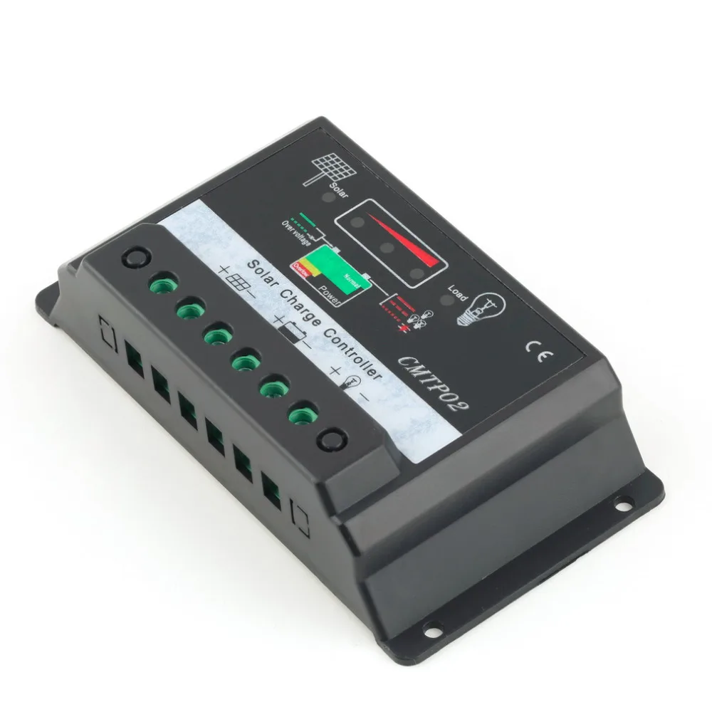 0A ШИМ Солнечная панель регулятор заряда батареи 12V 24V автоматический