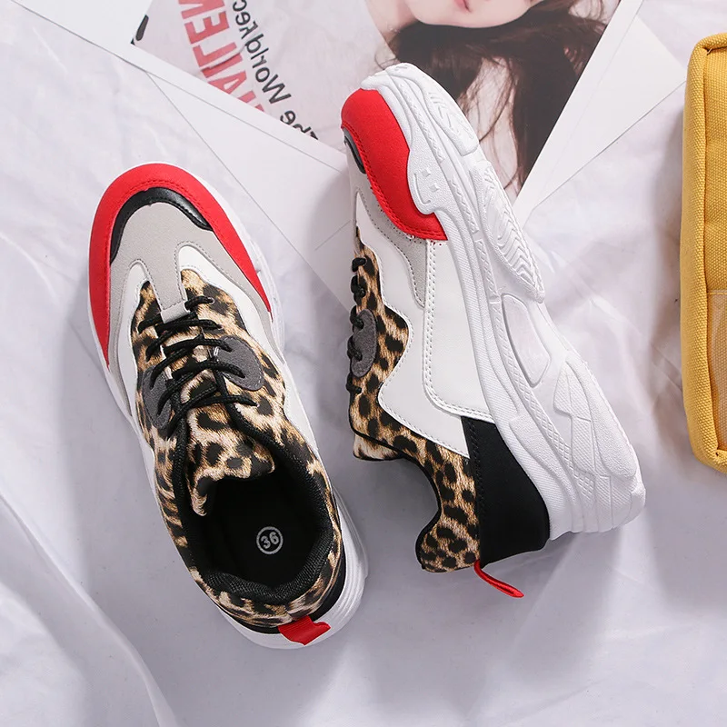 Новинка Повседневные женские кроссовки Женская обувь на толстой
