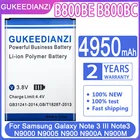 Аккумулятор GUKEEDIANZI B800BE B800BC 4950 мАч для Samsung Galaxy Note 3 III Note3 N9000 N9005 N900 N900A N900M