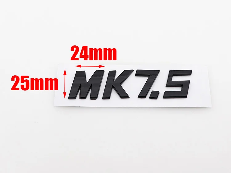 1 шт. 3D ABS MK5 MK6 MK7 MK7.5 Автомобильный логотип буквы наклейка задняя дверь багажник