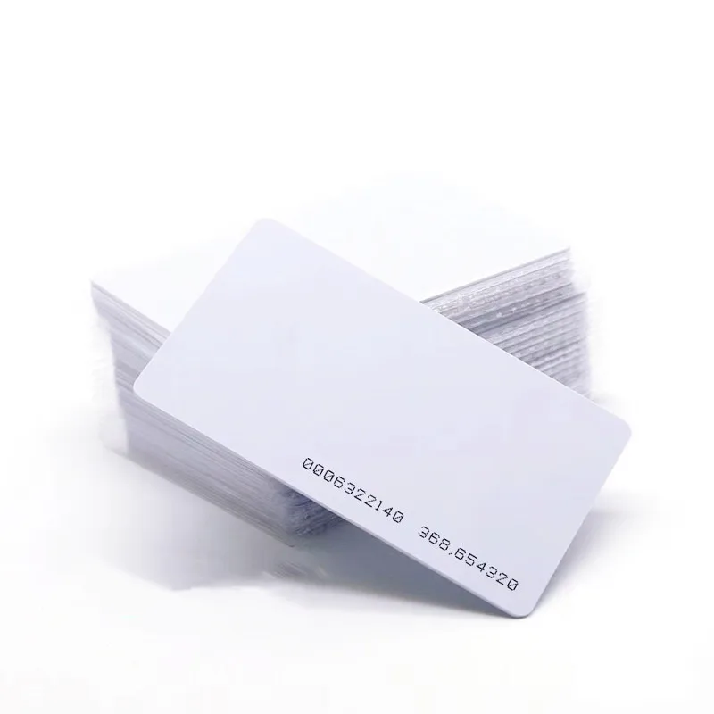 

1000pcs/lot RFID Cards 125KHz EM4100 TK4100 Smart Card Proximity RFID Tag Read Only for Access control