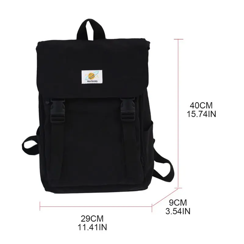 

Fashion Nylon Backpack School Bag Casual Rucksack College Daypack for Teenager H8WD