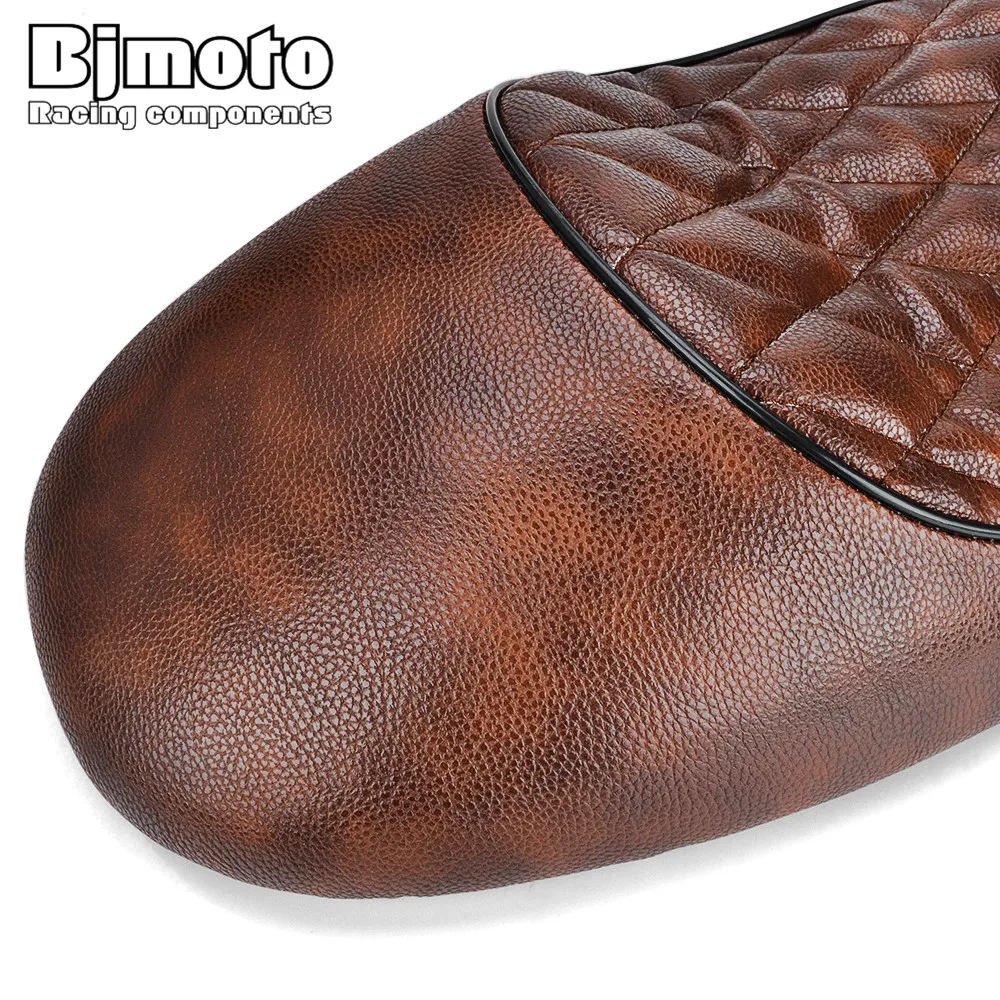 Винтажное седло для мотоцикла Cafe Racer Suzuki GN Yamaha SR SR125 SR250 SR400 SR500 XJ550 XJ650 XS650 KZ400 KZ550 K750 |