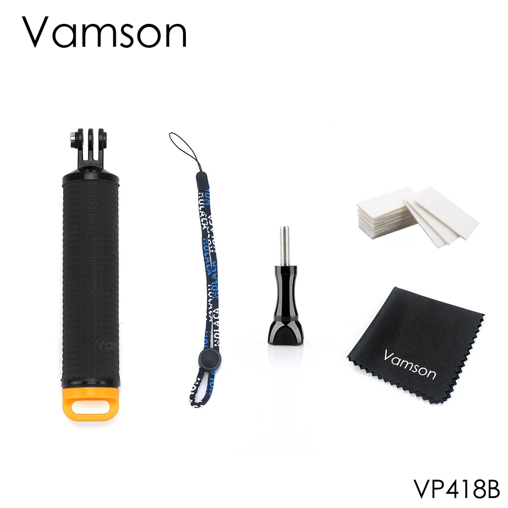Vamson для Gopro аксессуары Floaty Bobber ручной монопод ручка селфи палка для Go Pro Hero 7 6 5 для Dji Action 4K VP418 - Цвет: VP418B
