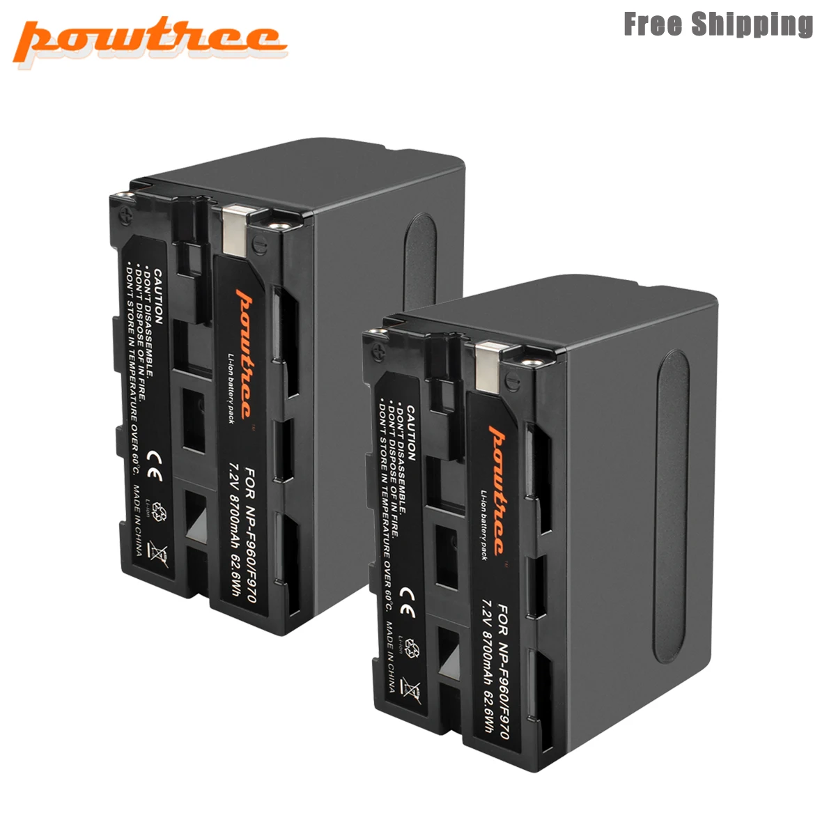 Аккумулятор для Фотоаппарата Sony NP F960 F970 7 2 в 8700 мАч|Цифровые аккумуляторы| |