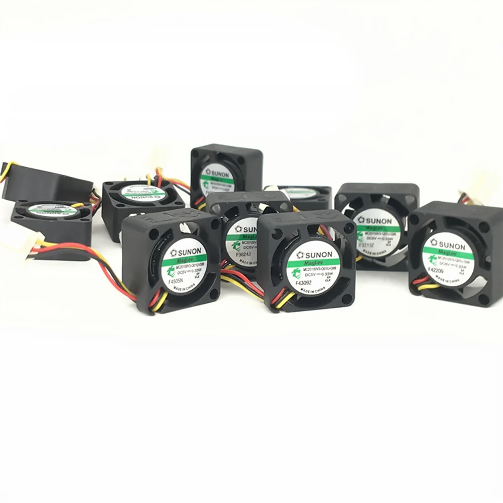 Для SUNON 2 см 20 мм мини вентилятор MC20100V3 Q01U G99 DC 5 В 0 33 Вт 20*20*10 охлаждающий 3PIN|Кулеры и