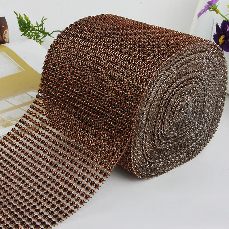 1 рулон 24 ряда цветная прозрачная сетчатая лента для стразы украшения торта дня