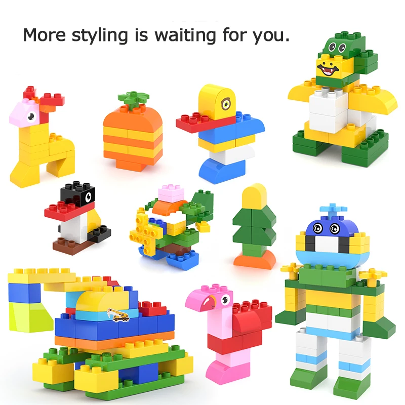 60 300 шт большие строительные блоки Совместимые с основными брендами DIY