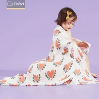 elinfant new fashion prinrt 1201110cm 2 layers 100 cotton baby wrap muslin swaddle blanket
