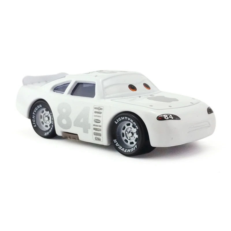 Disney Pixar Cars No.84 белый Icar 1:55 металл литье под давлением развивающие игрушки модель