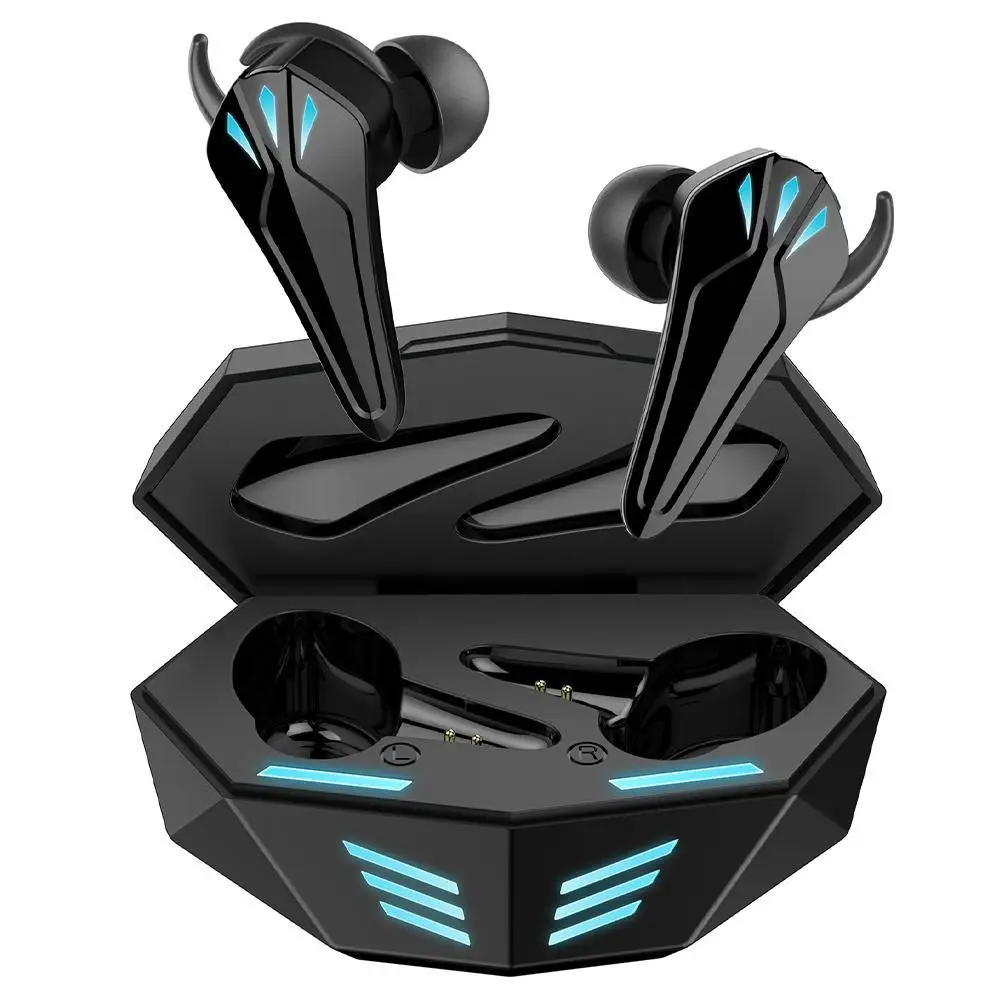 

BUDI Bluetooth 5.0 Gaming Headset Dual Mode TWS Wireless Earphones Headphones for Smartphone Stereo Sound Earbuds