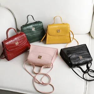 mini small square bag shoulder bags for women crossbody purse handbag organizer pu fashion cute student new korean version phone free global shipping