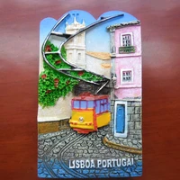 qiqipp lisi capital of portugal europe local standard tourism commemorative gift magnetic sticker refrigerator sticker