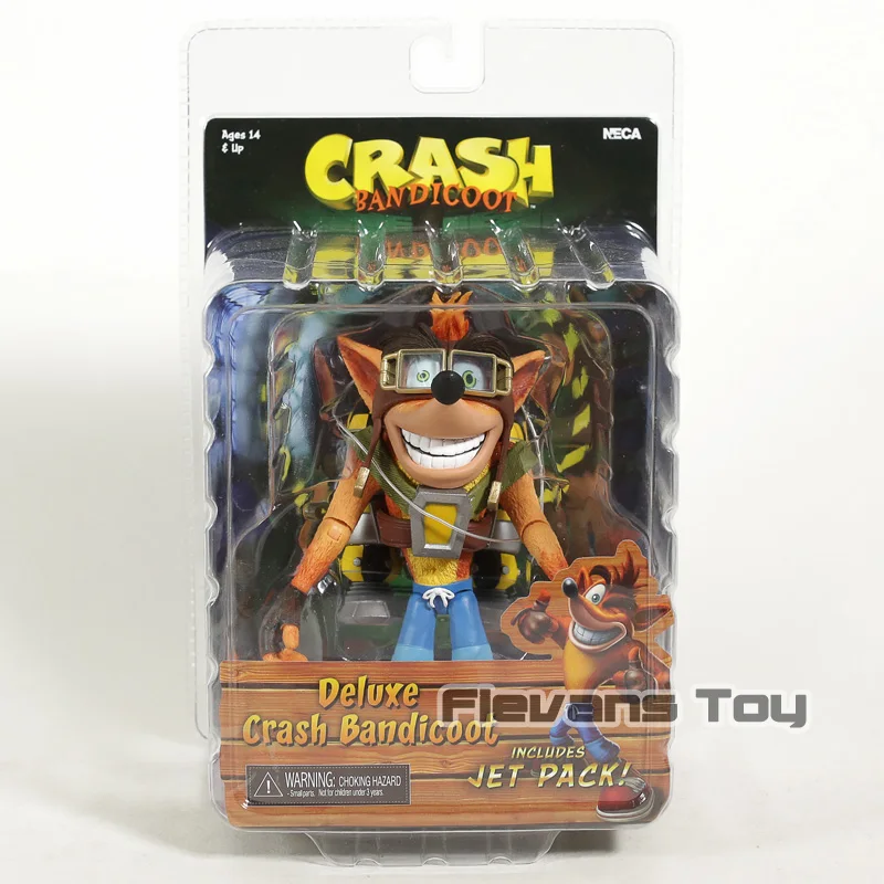 NECA крушение Bandicoot ПВХ экшн фигурка Коллекционная модель игрушки|Игровые фигурки