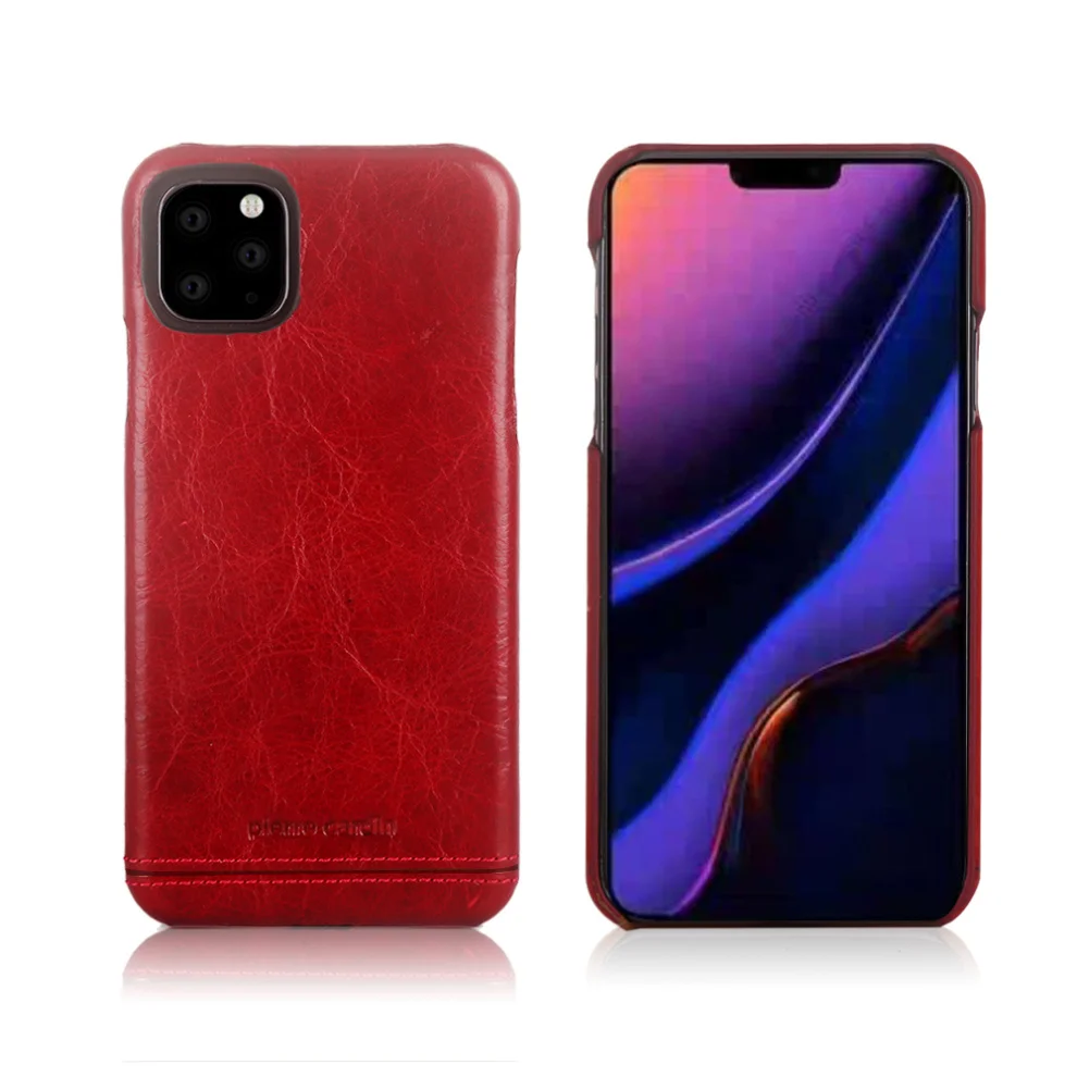 Чехол из натуральной кожи для iPhone 11/Pro/Max, роскошный жесткий защитный чехол для iPhone 11 Pro Max