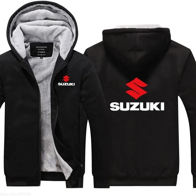 Новые Зимние Цвета плюс бархат для Suzuki Толстовка свободное теплое пальто с