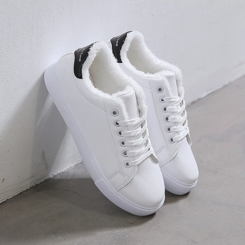 2019 г. Новые женские Ботинки Зимняя бархатная хлопковая обувь теплые зимние