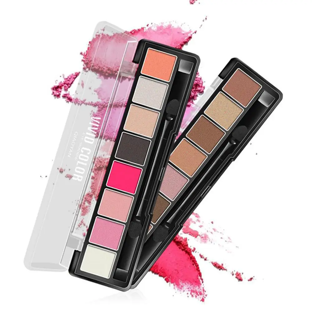 Портативный грейпфрутовый Цвет Тени для век Палитра Русалка мерцающий матовый