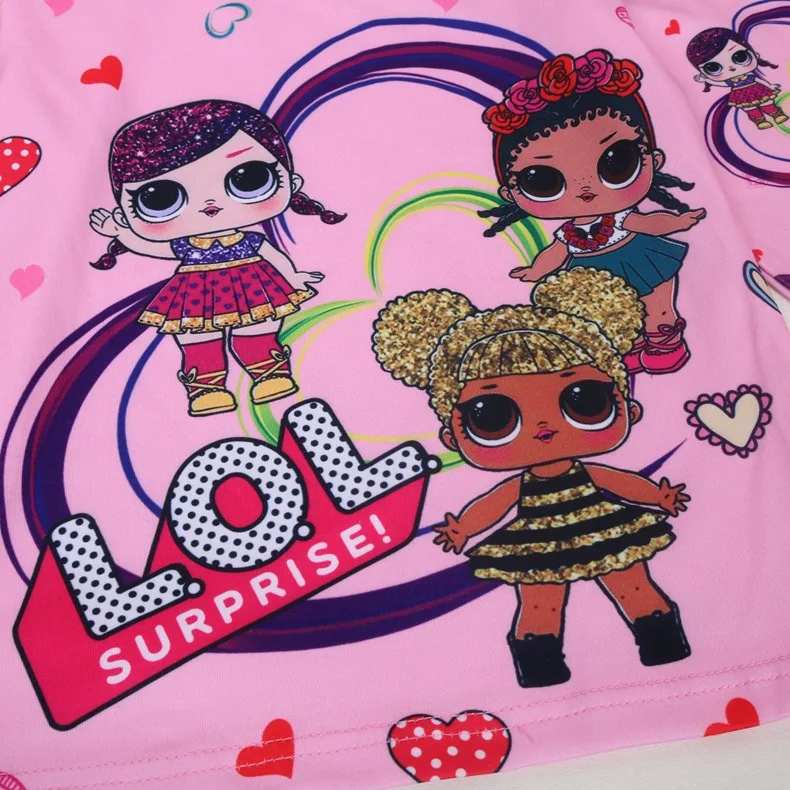 Новинка 2019 года комплект осенней одежды с рисунком сюрприз для девочек детская