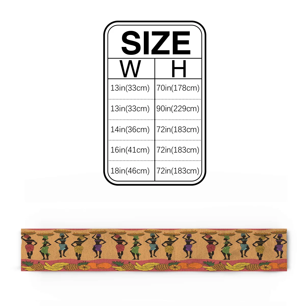 Скатерть для женщин Фруктовая корзина кухни в африканском стиле ужина праздника