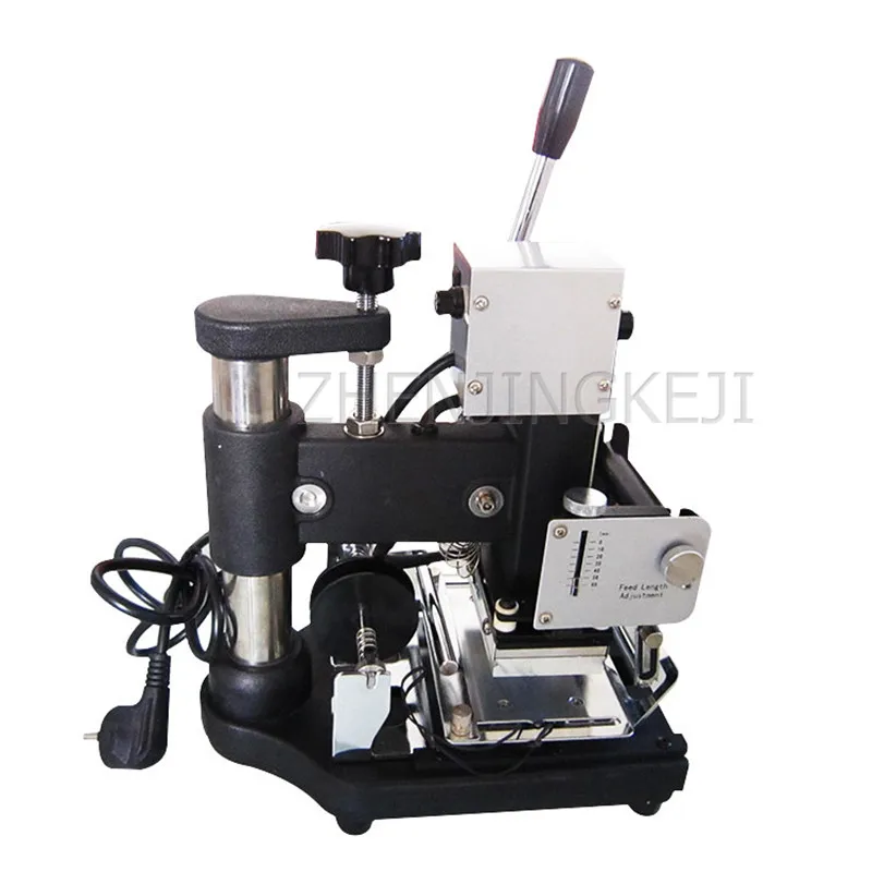 Аппарат для бронзирования карт 110 В/220 В маленькие цифровые номера текста и