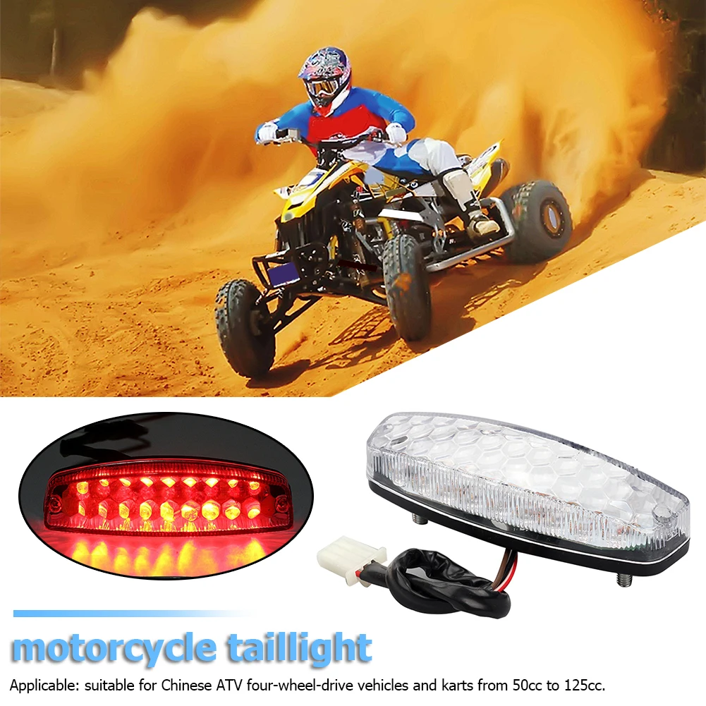 3 провода 18LED ATV задний тормозной фонарь задсветильник для TaoTao Sunl Roketa китайский Quad