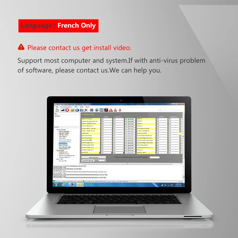 Renolink v1.52 OBD2 ECU Programmer V1.52 forRenault key Software Key Coding UCH Matching Dashboard Resetting Function |