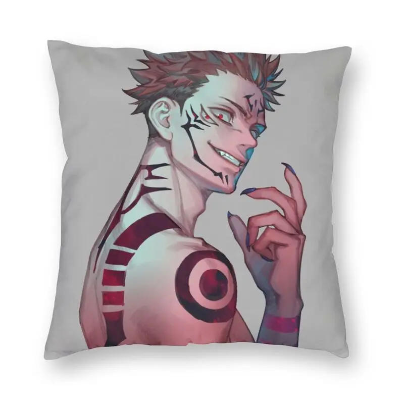 

Декоративный чехол для подушки в японском стиле аниме ююютсу кайсен, Наволочка на заказ, наволочка 40x40, наволочка для гостиной