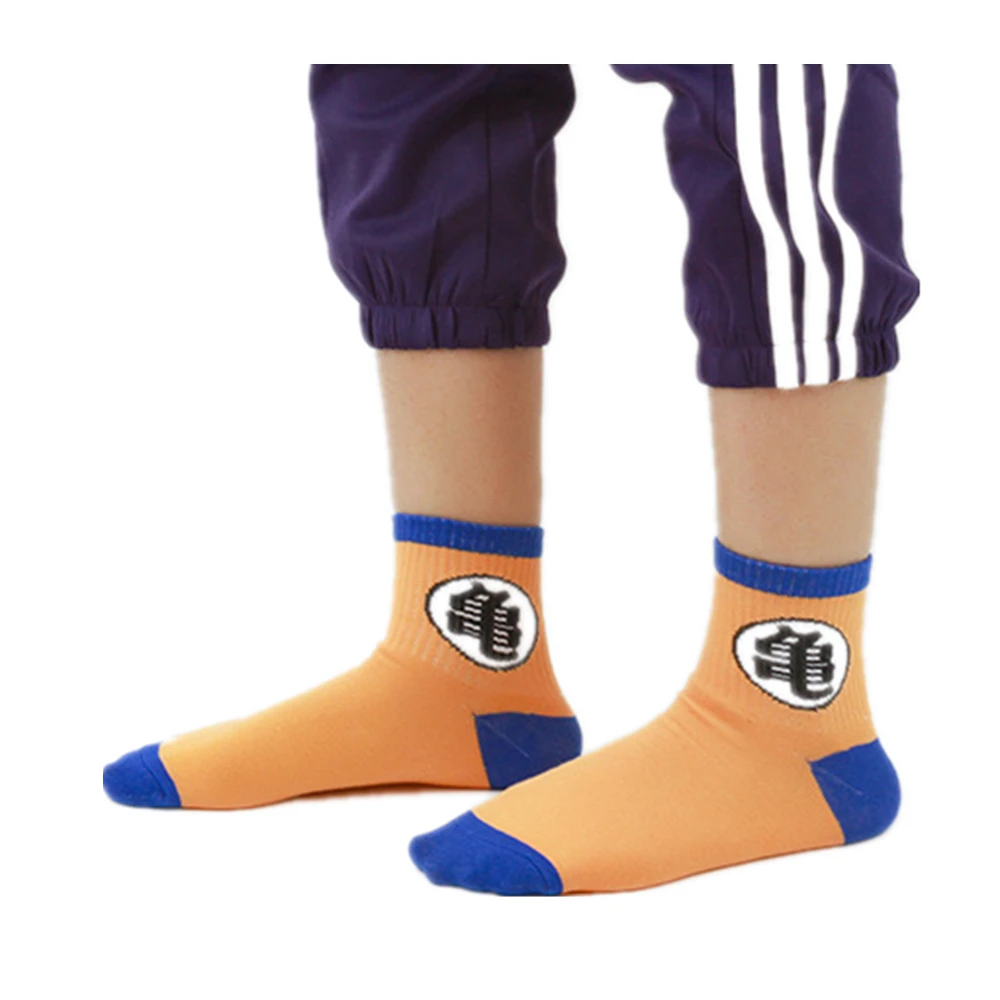 Японские Аниме забавные короткие носки Harajuku уличная мода мультяшный тренд