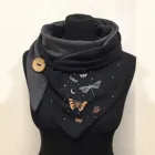 JAYCOSIN 2021 Модный зимний женский шарф с принтом бабочки мягкая накидка повседневные теплые зимние шарфы шали женский шарф