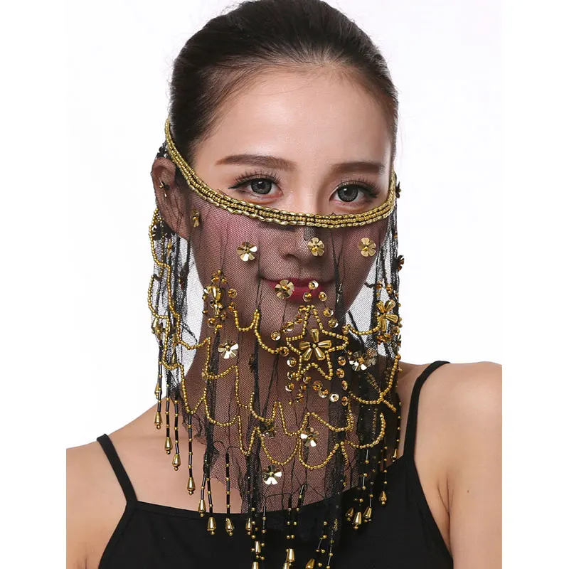 Индийский Танцы производительность из вуали реквизит танец живота аксессуары plum