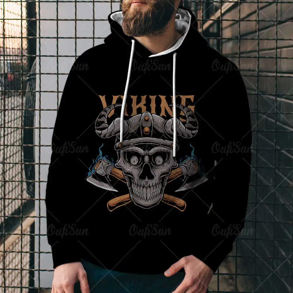 

Мужская/Женская толстовка с капюшоном, модная и ужасная толстовка с 3D-принтом черепа, весна-осень