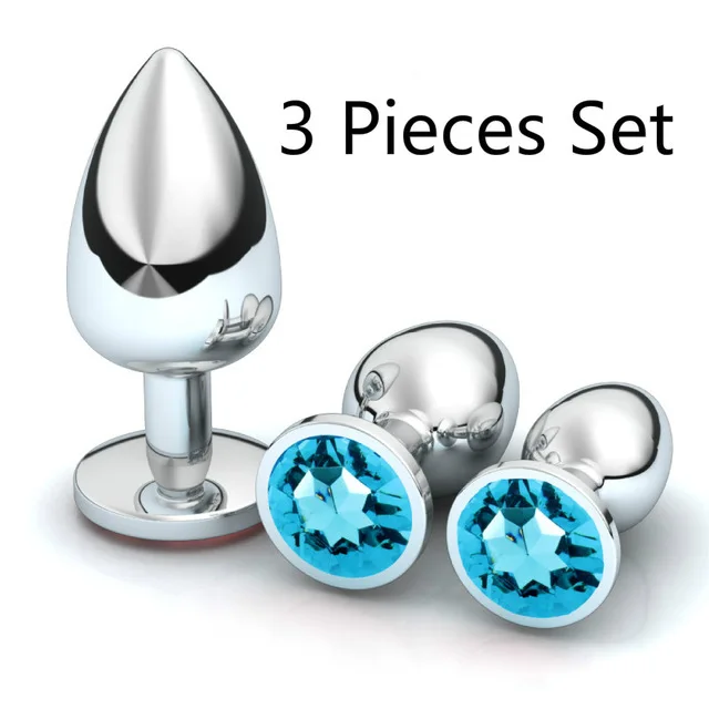 Нержавеющая сталь Анальная пробка Секс игрушки для пары взрослых гей анальные