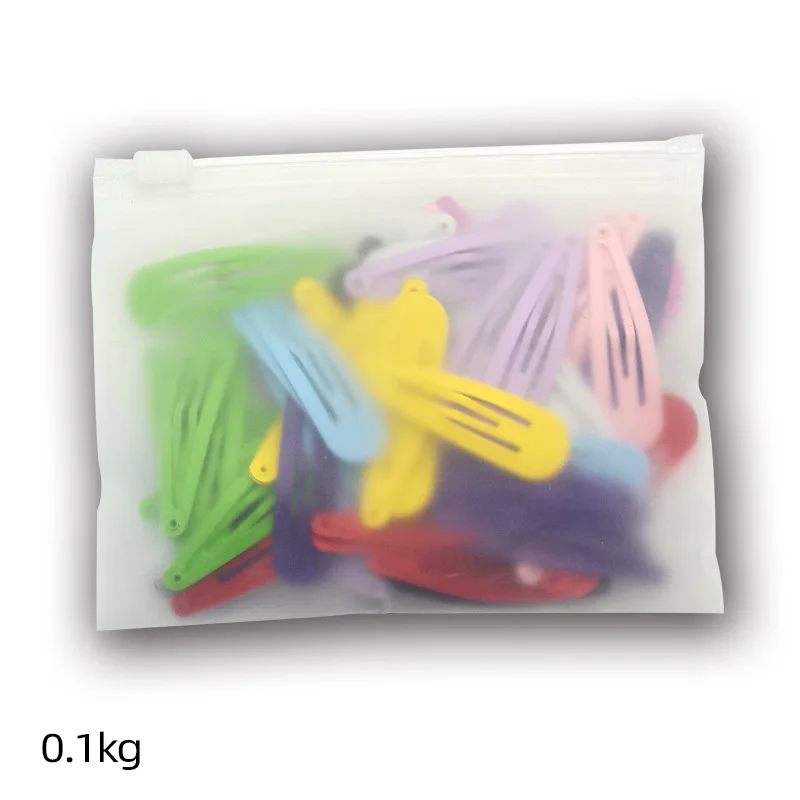 

80Pcs Children's Color Drop Shape 18 Colors Paint 5cm Hairpin Side Clip Bangs Clip Set