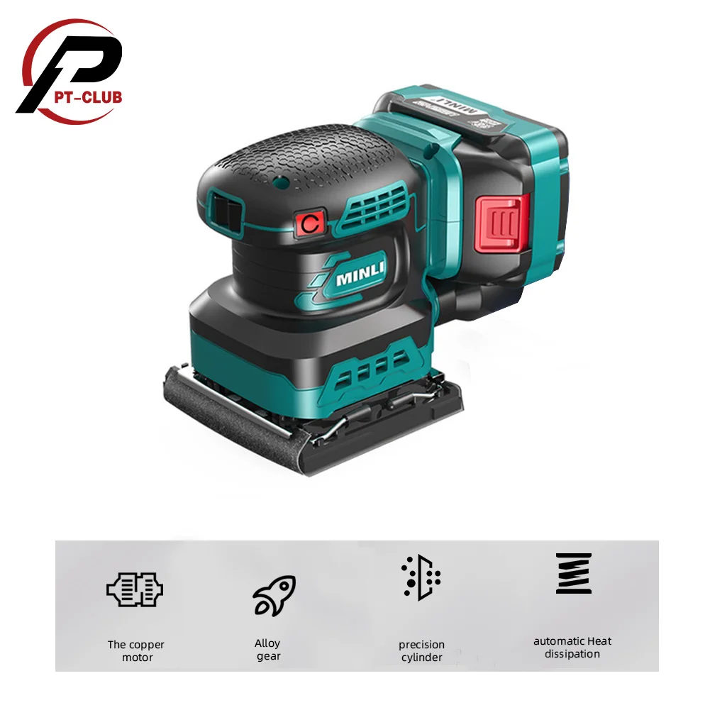 Cordless Random Orbit Sander Professional Lithium-Ion Polishing Machine for Makita 18V Battery Brushless Speed Control No Batter |