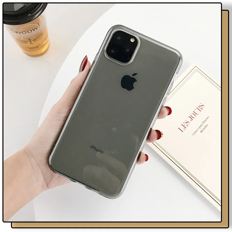 KJOEW чехол для телефона для iPhone 11 Pro Max X XS XR Xs Max transapent Мягкий ТПУ силиконовый чехол для iPhone 6 6s 7 8 Plus чехол s Capa