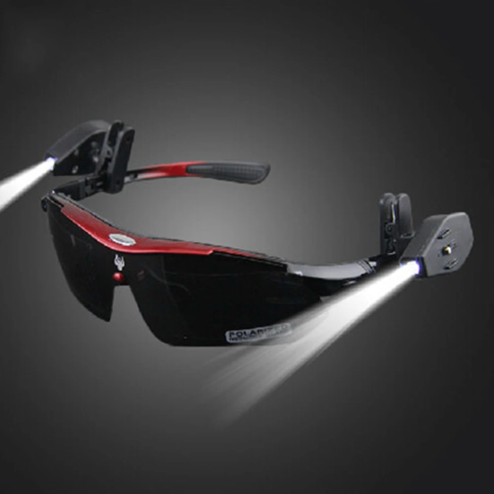 1 шт. гибкий светодиодный светильник для очков с зажимом безопасный чтения