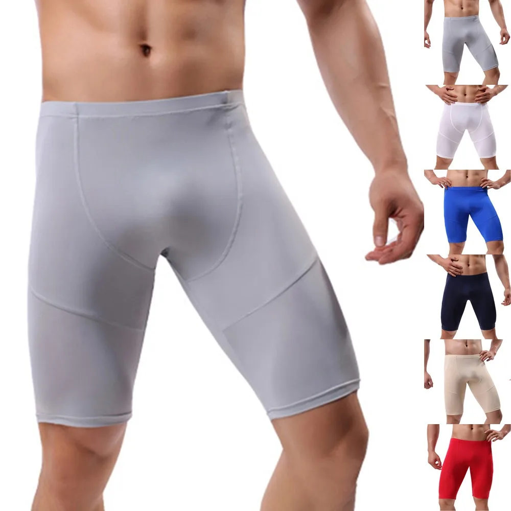 

Mens Gym Sports Tight-fitting Shorts Breathable Fast Drying Training Pants Men's Gym Sports Tight-fitting Elastic Shorts Breatha