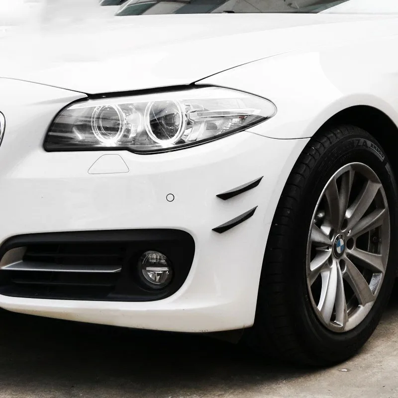 Jual Serat Karbon Bumper Depan Otomatis Stiker Pisau Udara Pemisah Bibir Untuk BMW E46 E90 E60 E39 F30 F10 X5 E70 F20 G20 G30 Aksesori Mobil