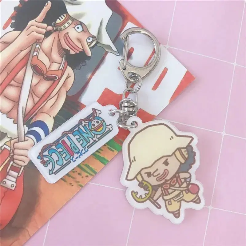 

Cartoon navigation king key chain cute cartoon acrylic bag pendant decorative gifts COSPLAY props