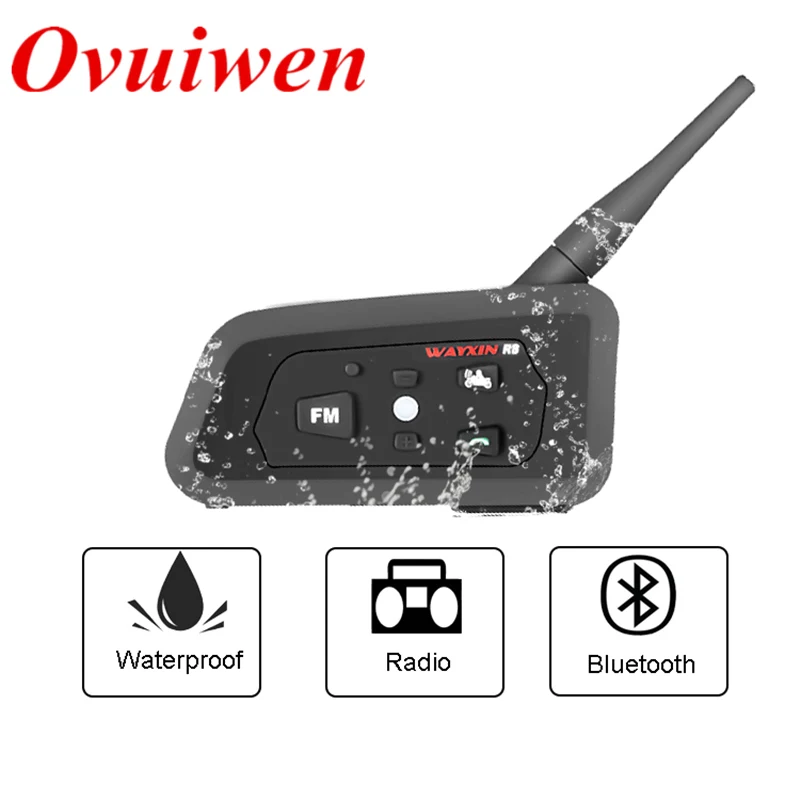 Bluetooth гарнитура Buletooth для мотоциклетного шлема 1200 м|Наушники шлемов| |