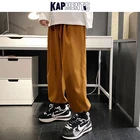 Японские мужские хлопковые спортивные брюки kapment в стиле Харадзюку, весна 2022, джоггеры, мужские повседневные винтажные строгие брюки