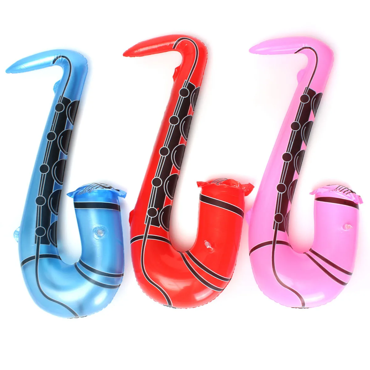 Funny Random Color Inflatable Roll Saxophone Guitar Toys Fancy Blow Up Kids Holiday Party Rock Band | Игрушки и хобби