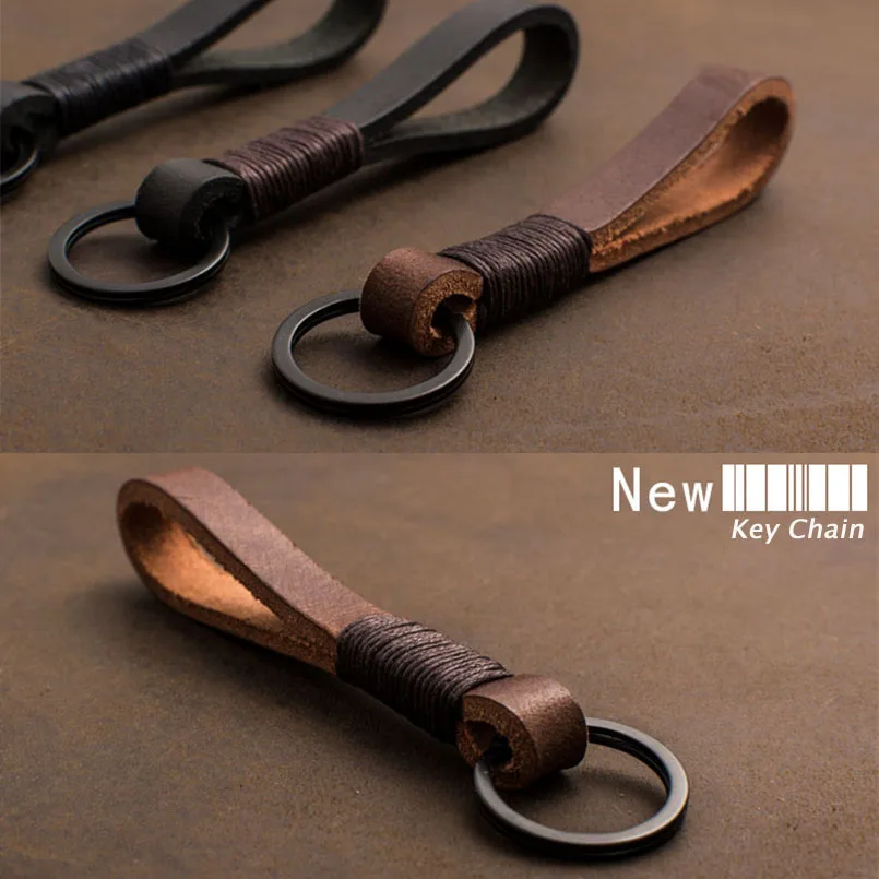 1 шт. чехол для ключей из натуральной кожи с дистанционным управлением автомобиля