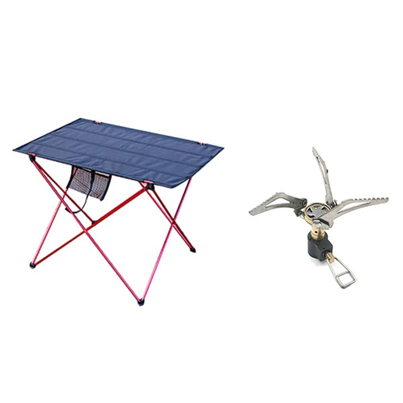 ELOS 1 шт складной стол для барбекю на открытом воздухе Таблица кемпинг и шт. Печь