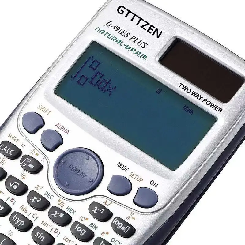 Совершенно FX-991ES-PLUS, научный калькулятор, функция для школьного офиса, два способа питания, студенческий обучающий калькулятор