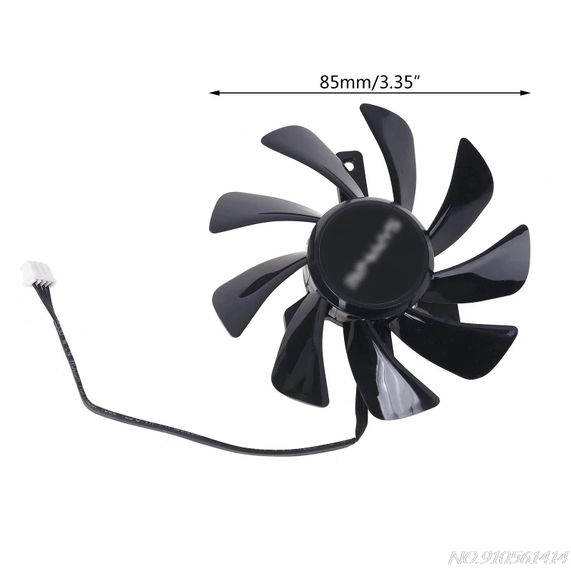 Кулер видеокарты T129215SU RX 570 470D для Sapphire Radeon ITX Видеосистема охлаждения N17 20 Прямая