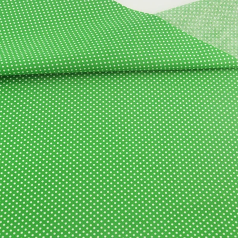 Печатных белый горошек конструкции жира квартал хлопок Ткань Текстиль для дома
