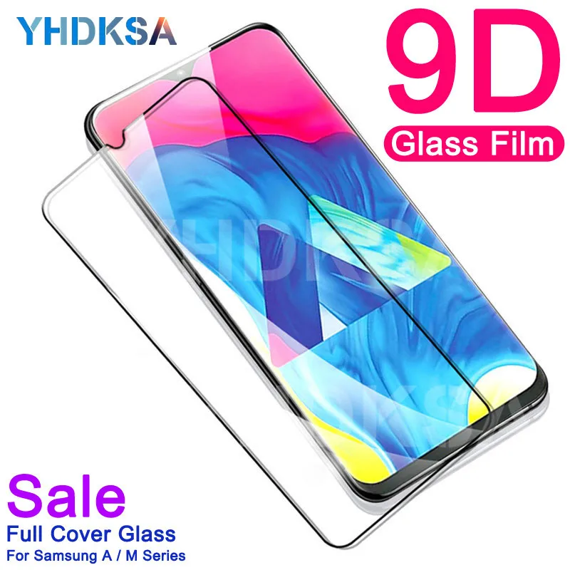 9D изогнутое закаленное Высокопрочное Стекло на samsung Galaxy A30 A50 A10 Экран протектор для A20 A20E A40 A40S A60 A70 A80 A90 M10 M20 M30