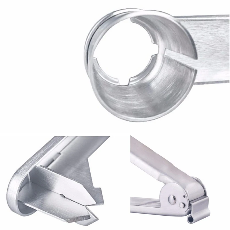 

Cherry Stoner Garlic Press 2-in-1 Pitter Kitchen Deseeder Olives Seed Remover, N06